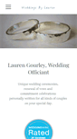 Mobile Screenshot of nyweddingsbylauren.com